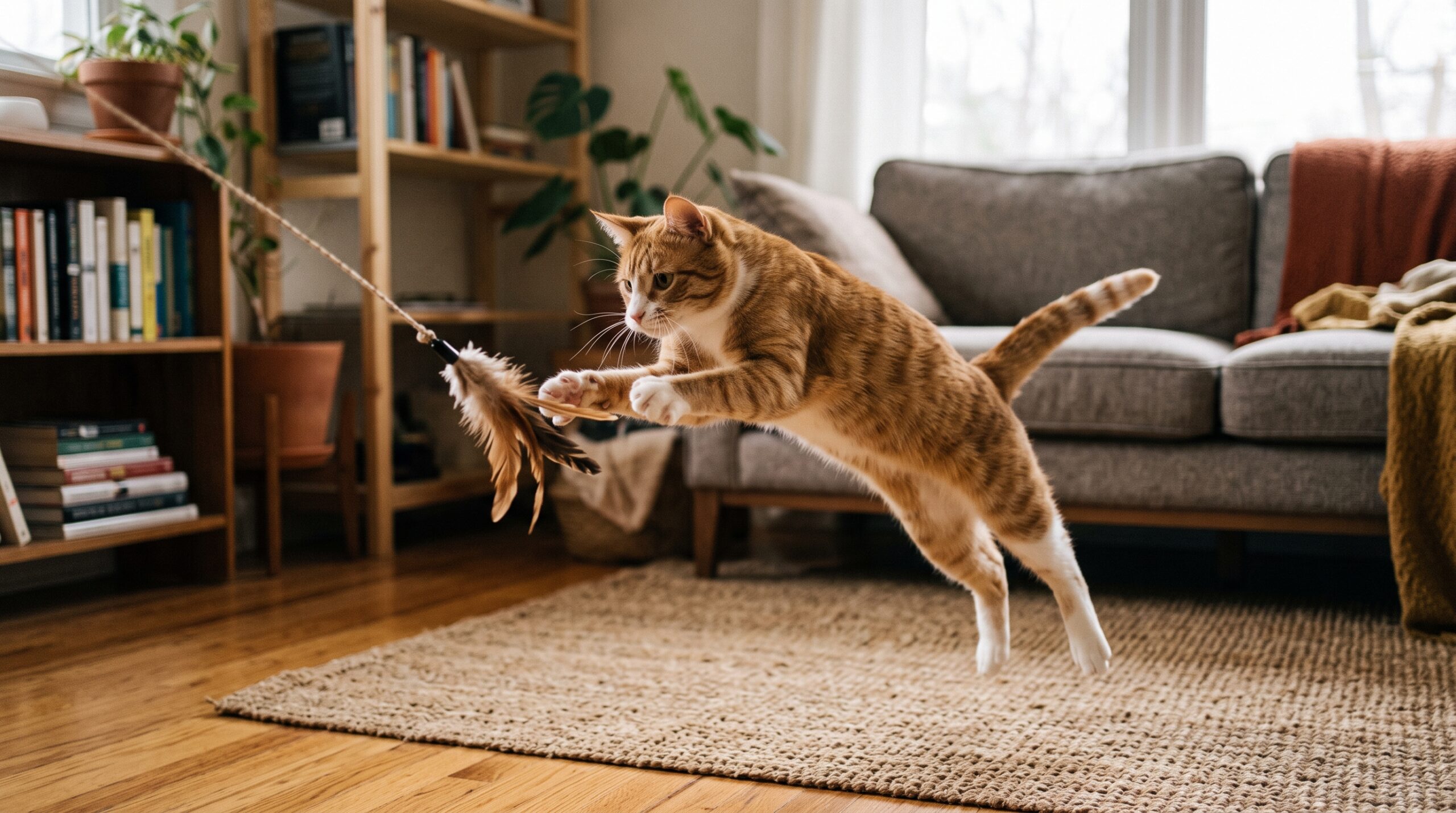 Juegos que estimulan el instinto natural de tu gato