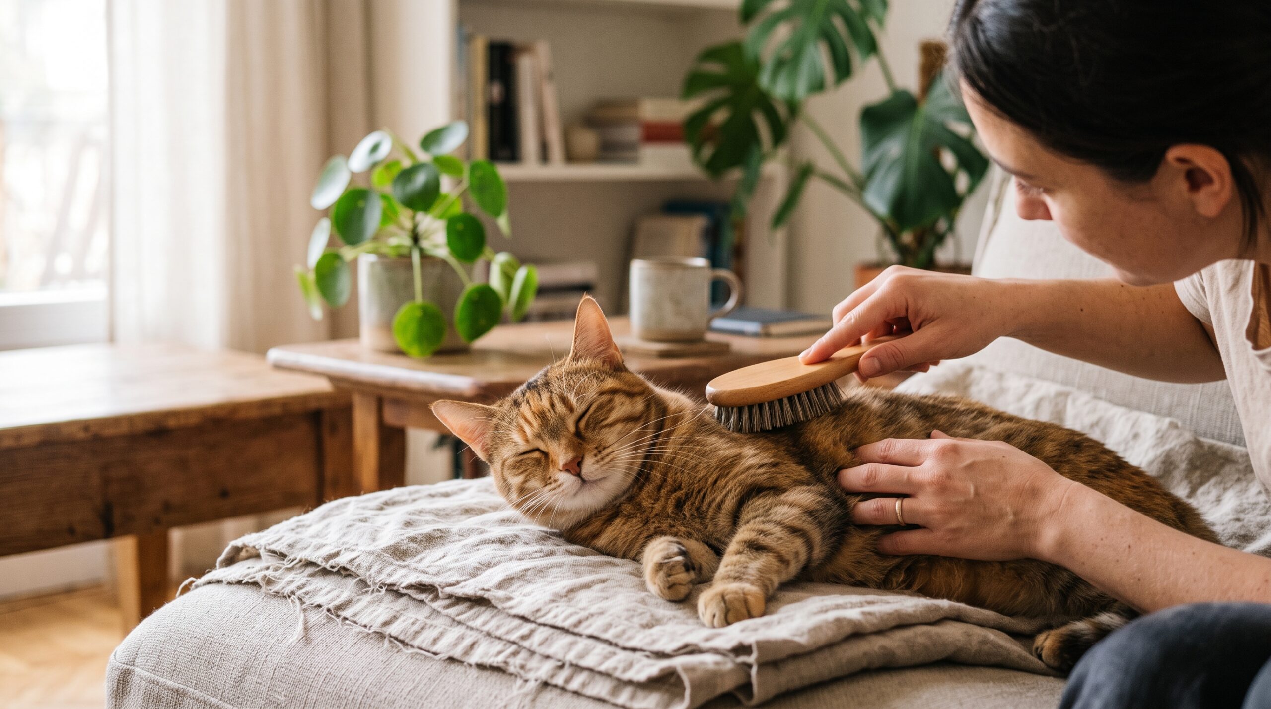 Cepillado, higiene y cuidado del pelaje de tu gato