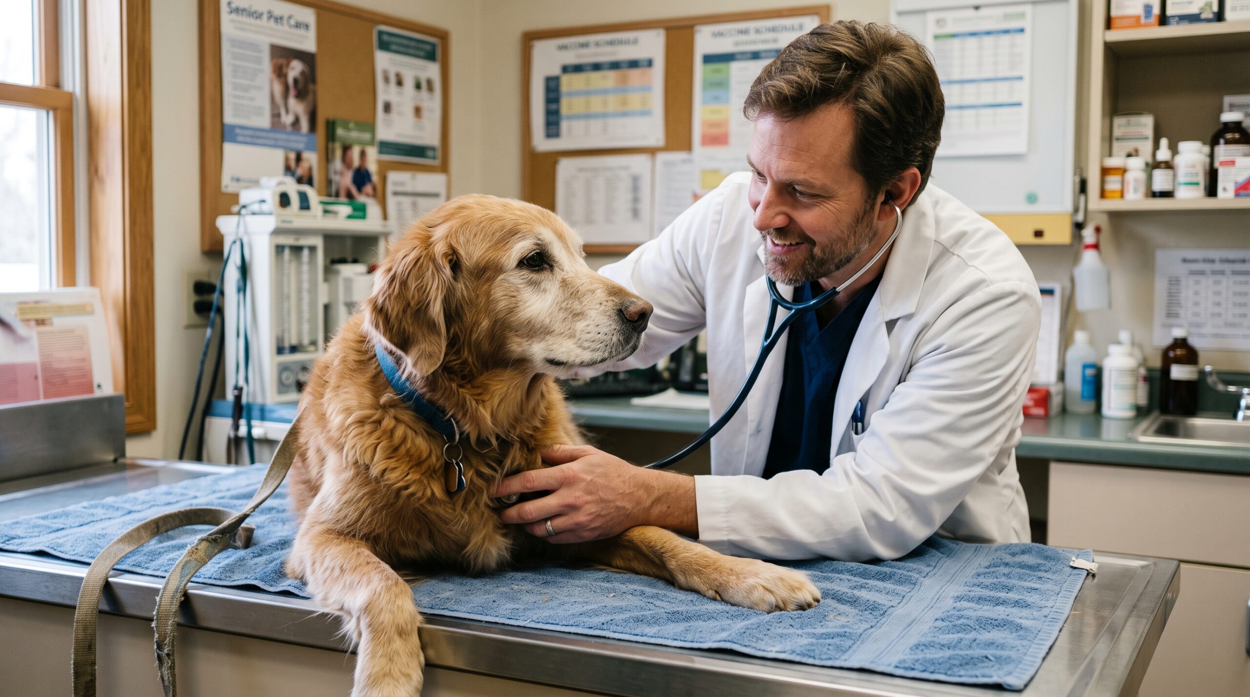 ¿Por qué los chequeos veterinarios son aún más importantes en los perros mayores?