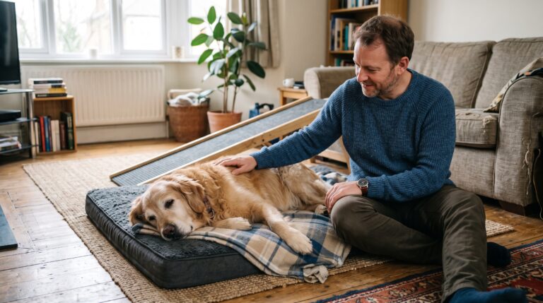 85 Cómo adaptar tu hogar para que un perro senior viva más cómodo