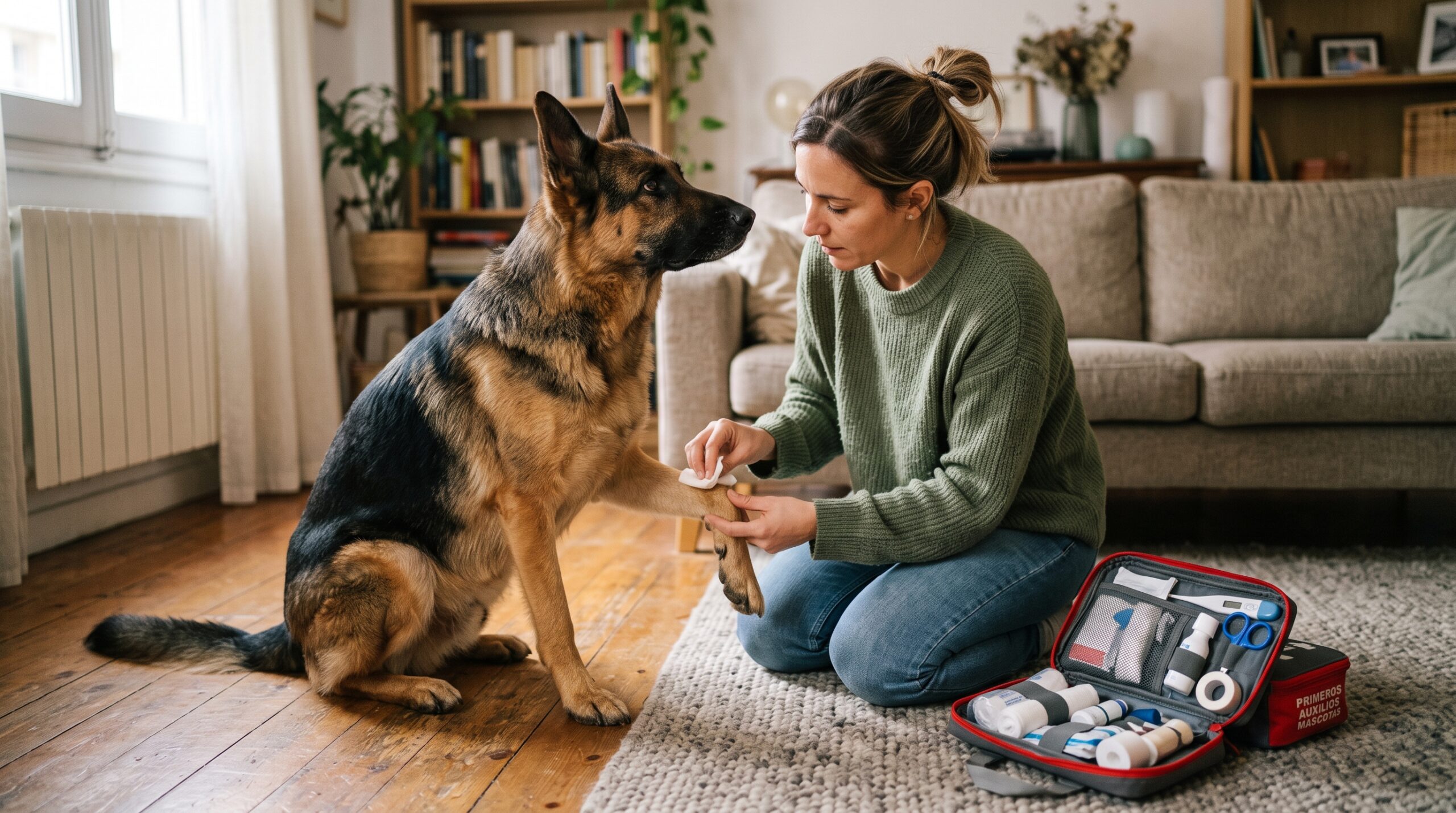 Botiquín para perros: ¿qué debería tener toda familia preparada para una emergencia?
